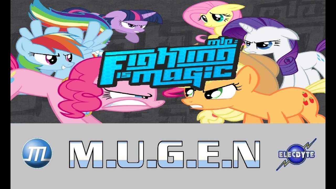 My Little Pony friends fighting is magic